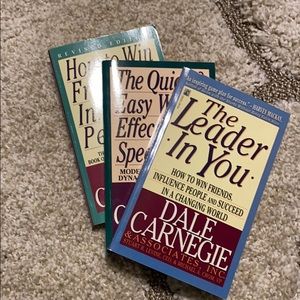 Dale Carnegie books -set of 3